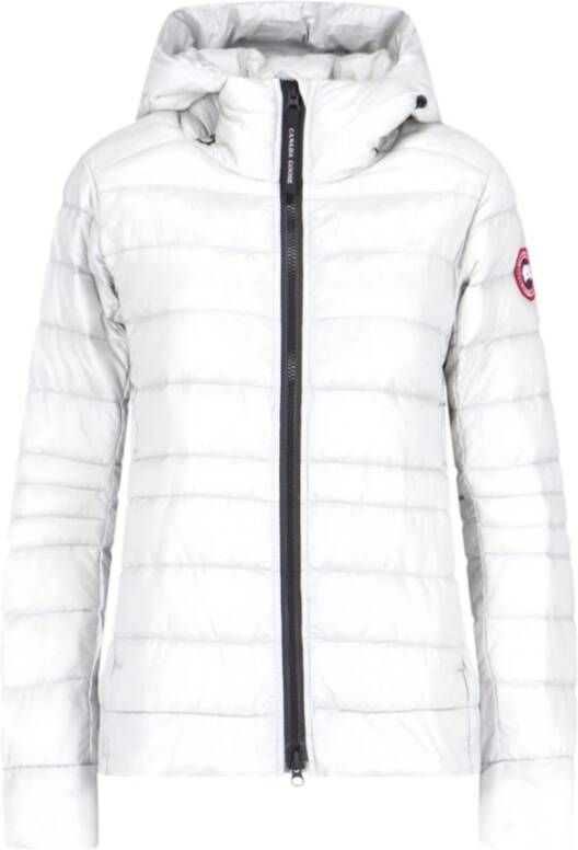 Canada Goose Zilveren jassen met Piumino White Dames