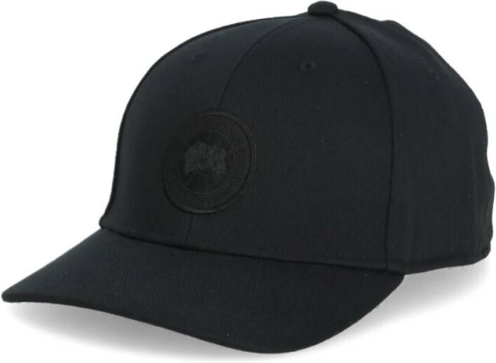 Canada Goose Zwarte baseballpet met geborduurd logo Zwart Heren