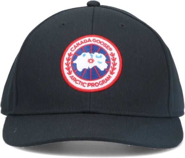 Canada Goose Zwarte baseballpet met -logo Black Heren