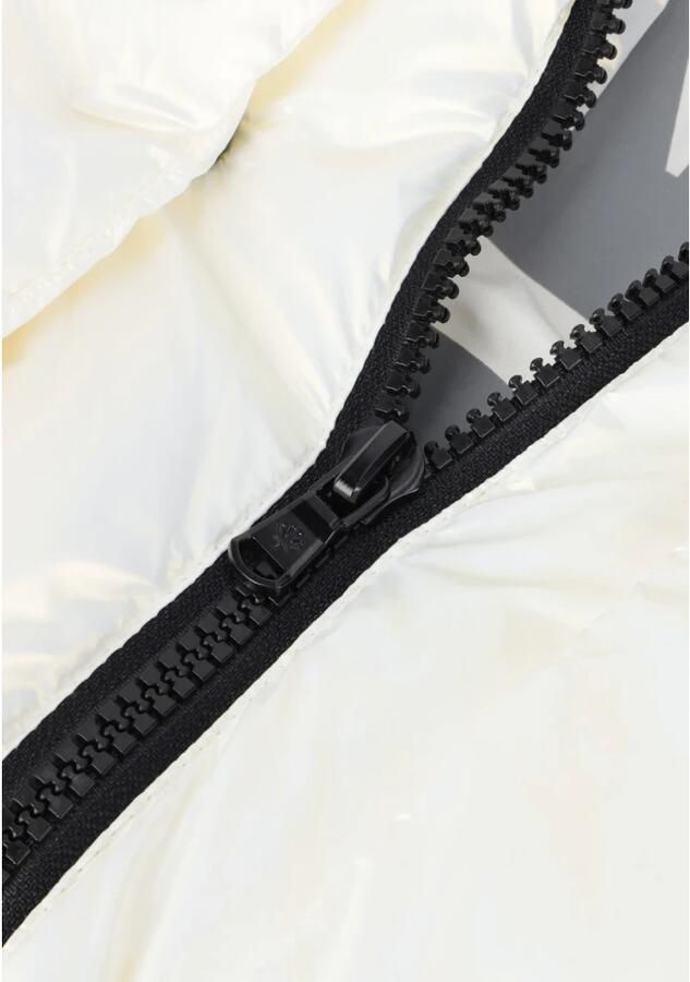 Canadian Classics Gewatteerde Jas Eugenie Mid Parelmoer White Dames