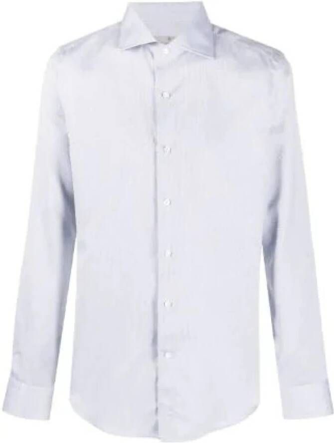 Canali Alledaagse t-Overhemd White Heren