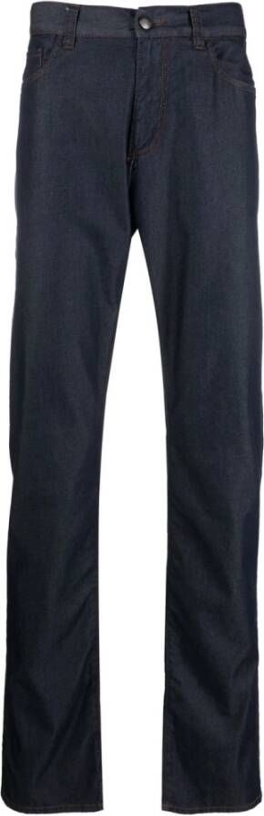 Canali Broek Blauw Heren