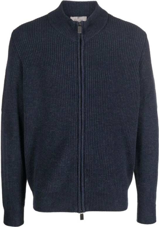 Canali Cardigans Zwart Heren