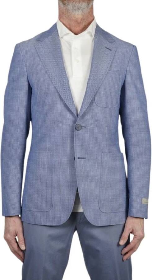 Canali Jackets Blauw Heren