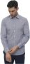 Canali Normaal Overhemd Blauw Heren - Thumbnail 1