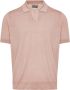 Canali Polo Shirt Roze Heren - Thumbnail 1