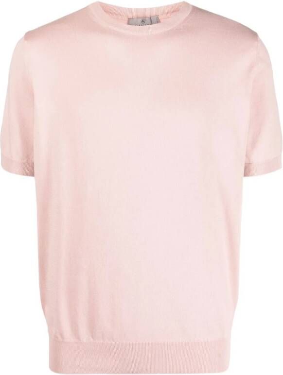 Canali Polo Shirts Roze Heren