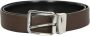 Canali Prachtige Bruine Leren Riem Bruin Heren - Thumbnail 1