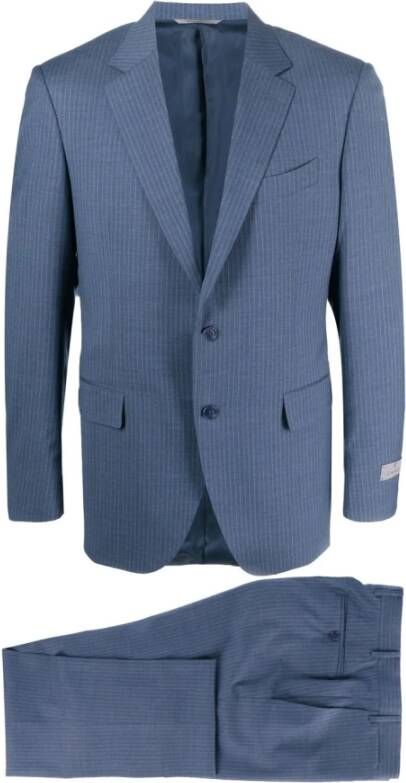 Canali Suits Blauw Heren