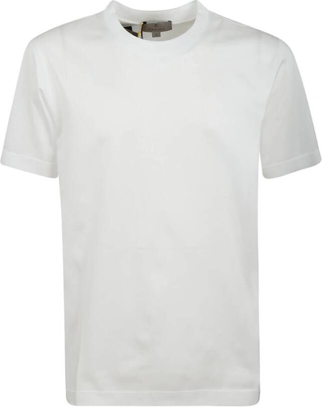 Canali T-Shirts Wit Heren