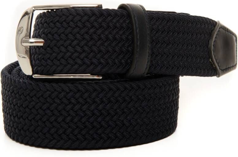 Canali Touwgordel Blauw Heren