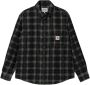 Carhartt WIP Geruite Fluwelen Overhemd Lange Mouw Blue Heren - Thumbnail 3