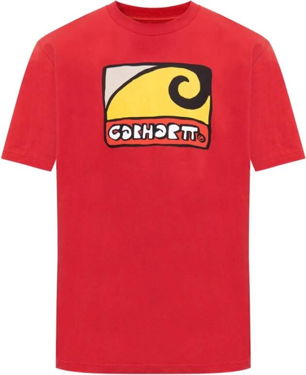 Carhartt WIP Bedrukt T-shirt Rood Heren