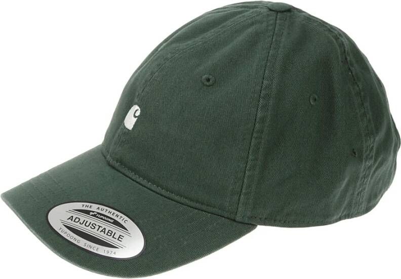 Carhartt WIP Madison Logo Cap Must-Have voor Streetwear Green Heren