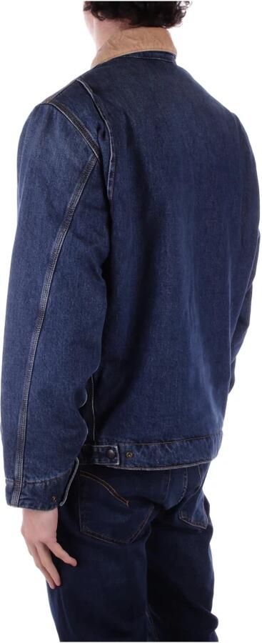 Carhartt WIP Denim ritsjas met fluwelen kraag Blue Heren - Foto 2