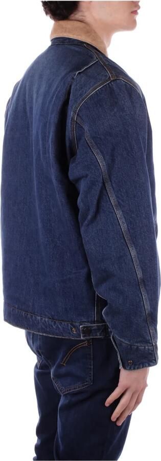 Carhartt WIP Denim ritsjas met fluwelen kraag Blue Heren - Foto 5