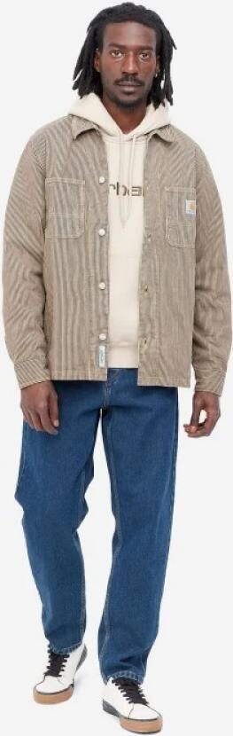 Carhartt Work In Progress Loose fit jeans met labelpatch model 'NEWEL' - Foto 10