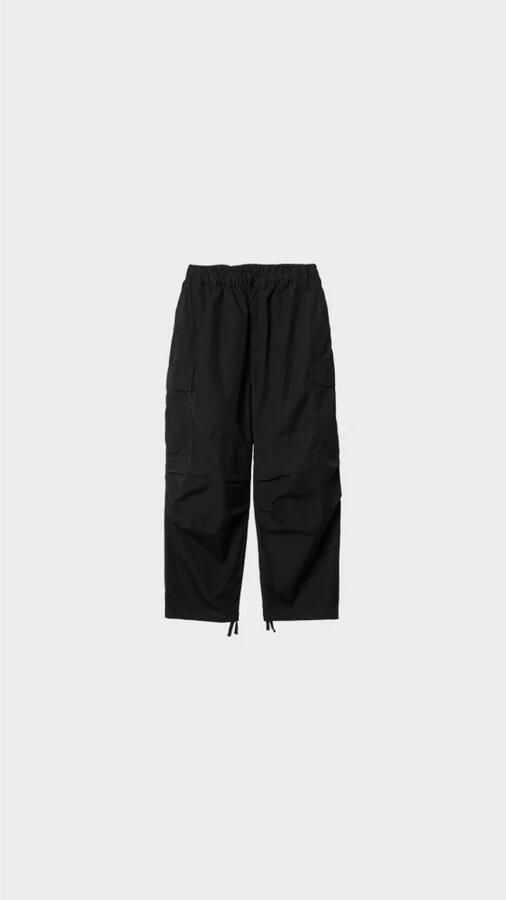 Carhartt WIP Cargo Broek Zwart Ripstop Katoen Ruime Pasvorm Black Heren - Foto 6