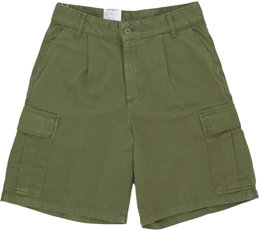 Carhartt WIP Cargo Shorts Licht Stof Heren Shorts Green Heren
