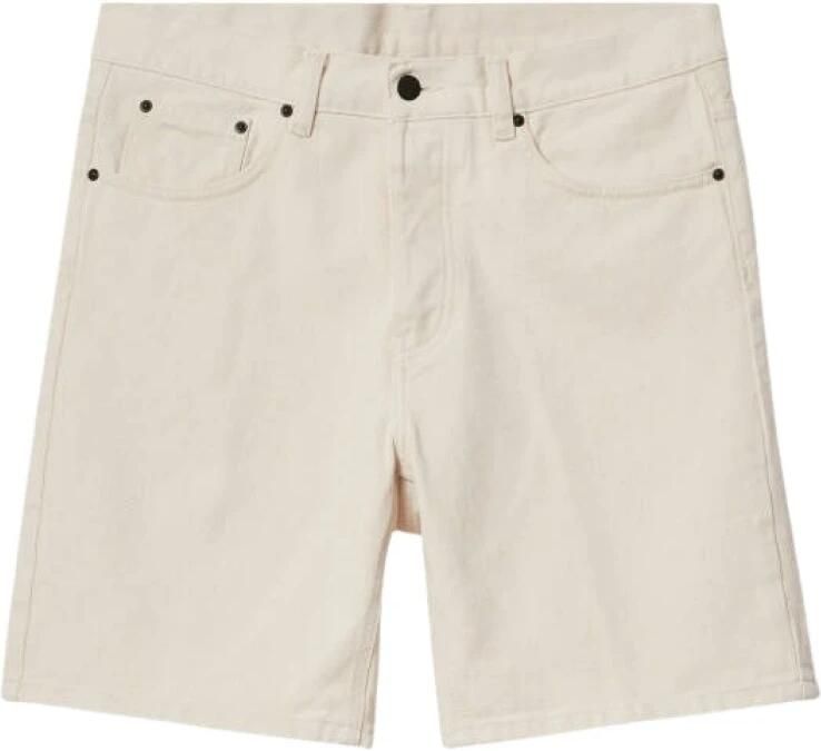 Carhartt WIP Newel Short Jeansshorts Kleding natural stone washed maat: 34 beschikbare maaten:28 29 30 31 32 33 34 36