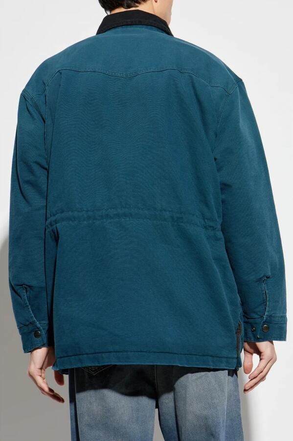 Carhartt Work In Progress Lange jas met klepzakken model 'SANTA' - Foto 4