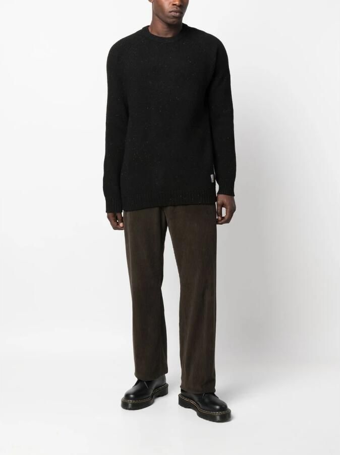 Carhartt WIP Gespikkelde Anglistic Sweater Black Heren - Foto 3