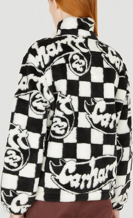 Carhartt WIP W' Plains Liner Joyride Jacquard Bomberjacks Kleding black wax maat: S beschikbare maaten:XS S L - Foto 2