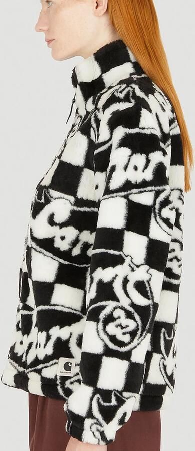 Carhartt WIP W' Plains Liner Joyride Jacquard Bomberjacks Kleding black wax maat: S beschikbare maaten:XS S L - Foto 4