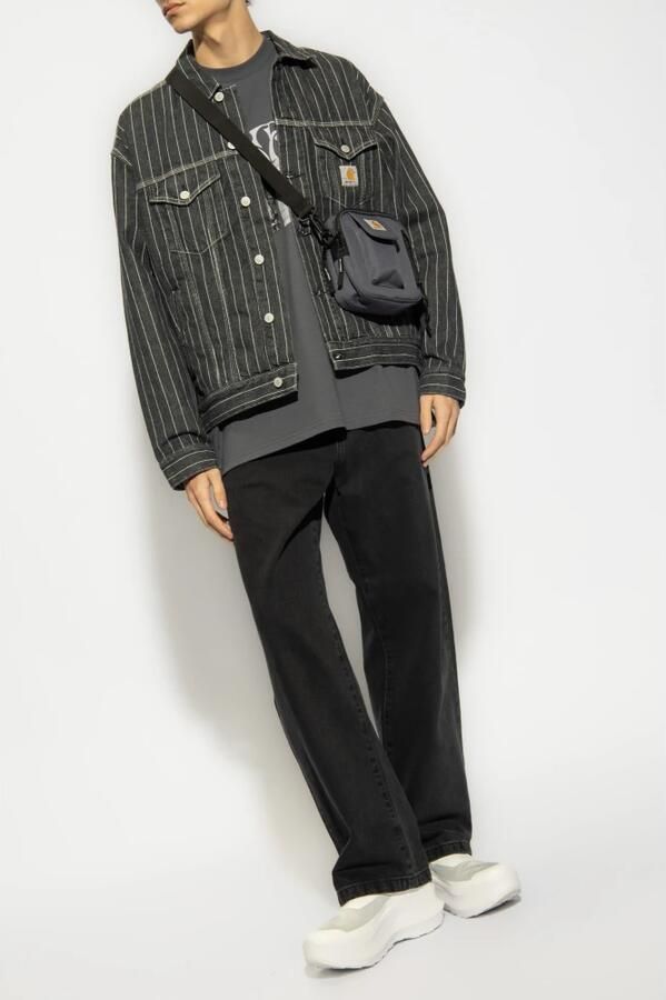 Carhartt WIP Michigan Coat Bomberjacks Kleding rinsed black black maat: L beschikbare maaten:L - Foto 2