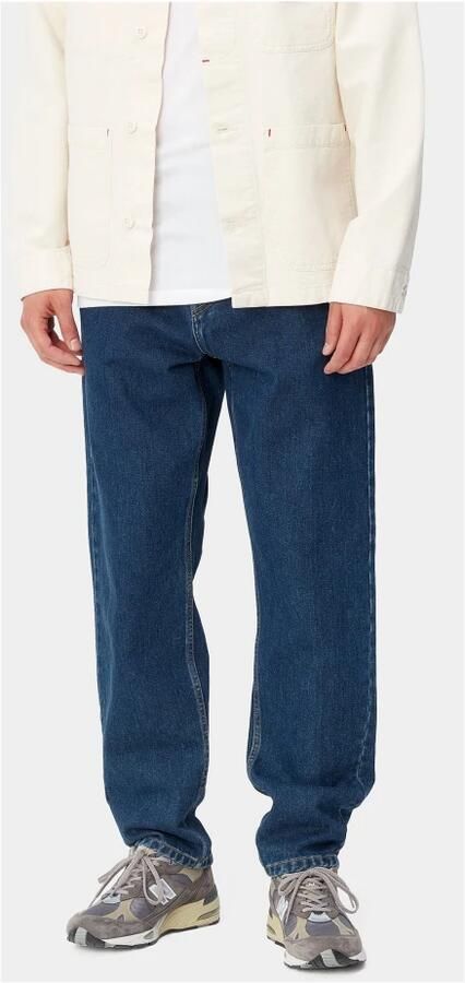 Carhartt Work In Progress Loose fit jeans met labelpatch model 'NEWEL' - Foto 5