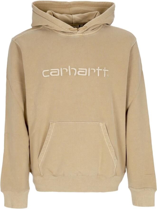 Carhartt WIP Hooded Duster Sweat Dusty H Brown Hoodies Kleding braun maat: XL beschikbare maaten:S L XL