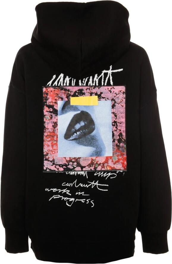 Carhartt Work In Progress Oversized hoodie met labelprint model 'LIPS' - Foto 3