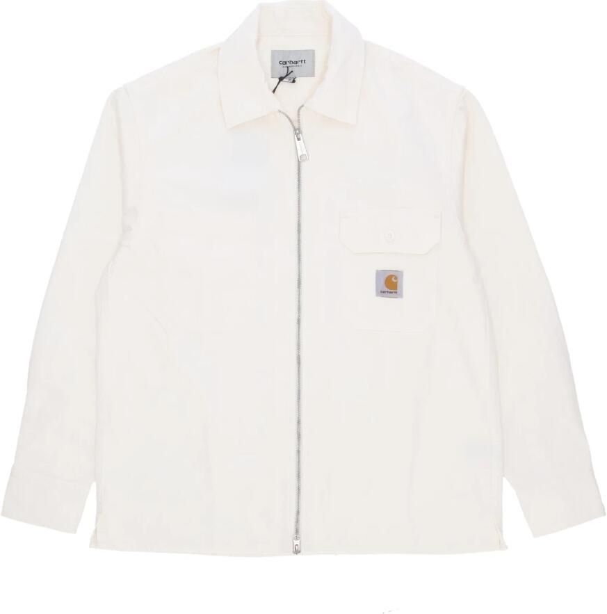 Carhartt WIP Off White Rainer Overhemd Jas Beige Heren