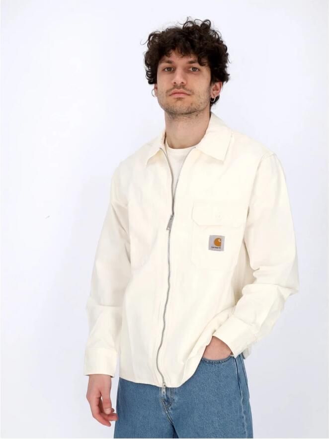 Carhartt WIP Off White Rainer Overhemd Jas Beige Heren - Foto 4