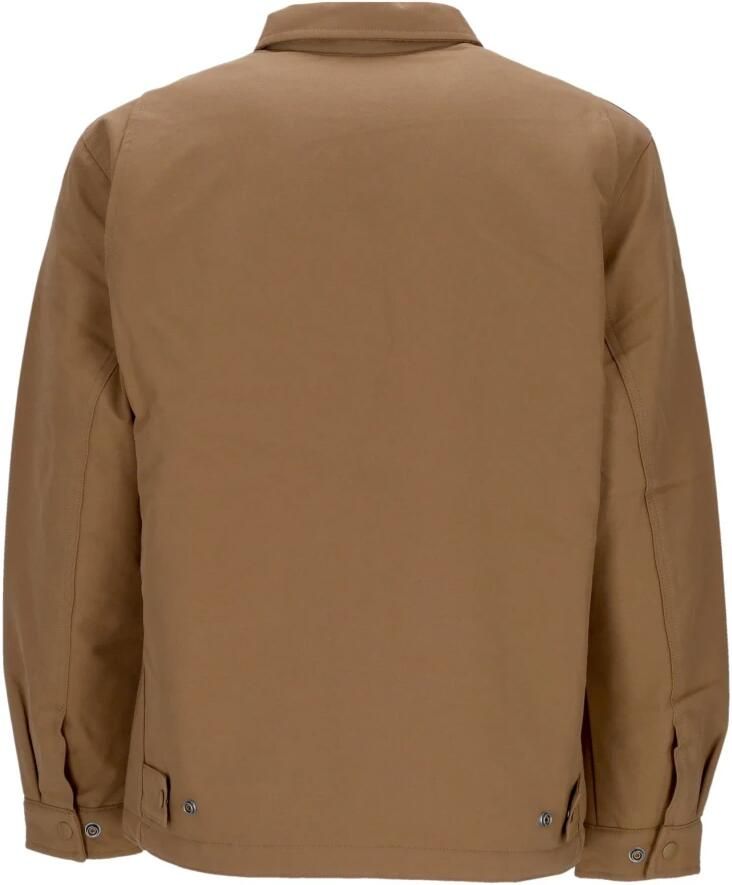 Carhartt WIP Omkeerbare Waterdichte Jas met Kraag Brown Heren