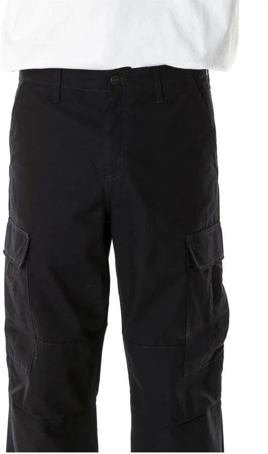 Carhartt WIP Cargo Broek Zwart Ripstop Katoen Ruime Pasvorm Black Heren - Foto 5