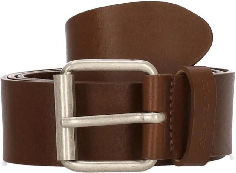 Carhartt Work In Progress Leren riem met doornsluiting model 'Script'