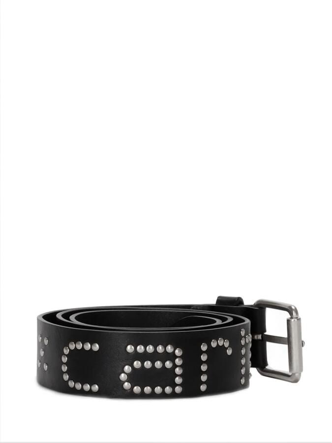 Carhartt Work In Progress Leren riem met doornsluiting model 'STUDS' - Foto 3