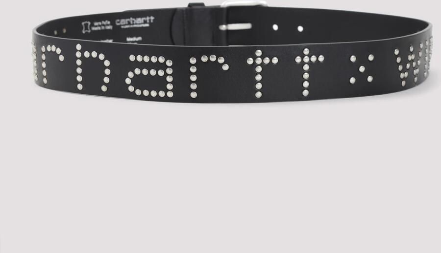 Carhartt Work In Progress Leren riem met doornsluiting model 'STUDS' - Foto 6