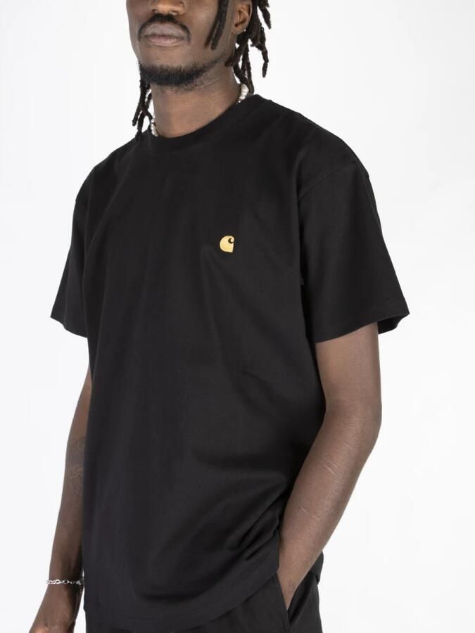 Carhartt WIP Short Sleeve Chase T-shirt T-shirts Kleding black gold maat: M beschikbare maaten:S M L XL - Foto 4