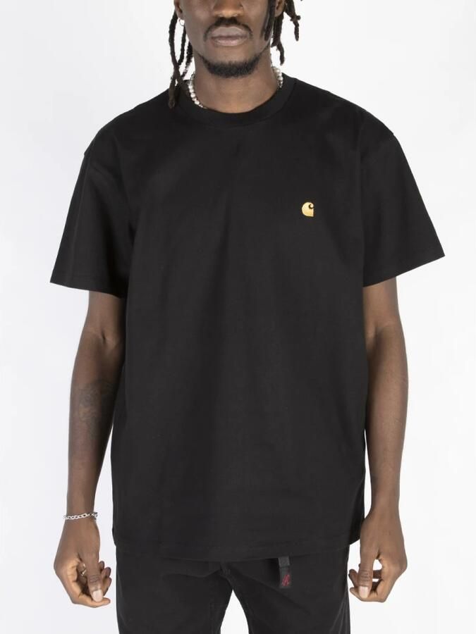 Carhartt WIP Short Sleeve Chase T-shirt T-shirts Kleding black gold maat: M beschikbare maaten:S M L XL - Foto 5