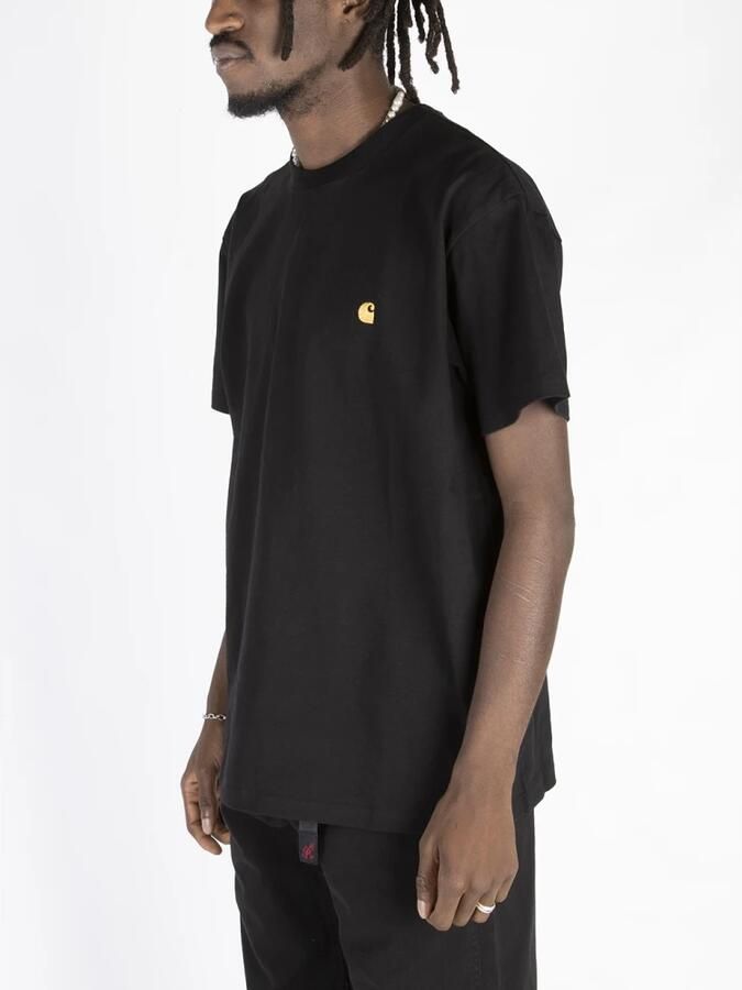 Carhartt WIP Short Sleeve Chase T-shirt T-shirts Kleding black gold maat: M beschikbare maaten:S M L XL - Foto 6