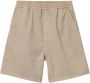 Carhartt WIP Licht Stof Elastische Taille Heren Shorts Beige Heren - Thumbnail 1