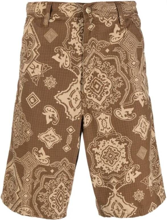 Carhartt WIP Casual korte broek Bruin Heren