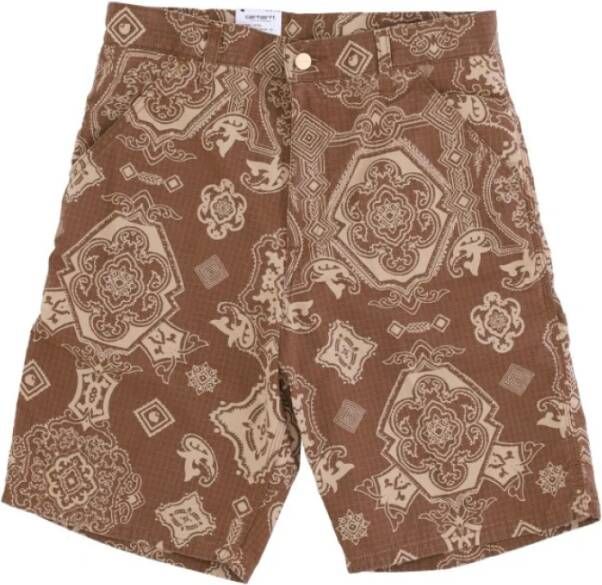 Carhartt WIP Casual korte broek Bruin Heren