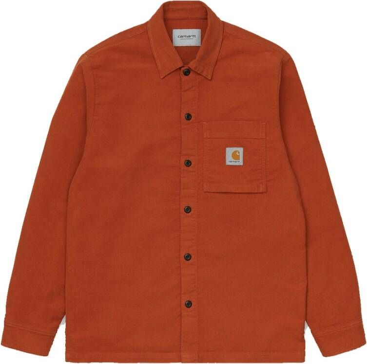 Carhartt WIP Casual Shirts Oranje Heren