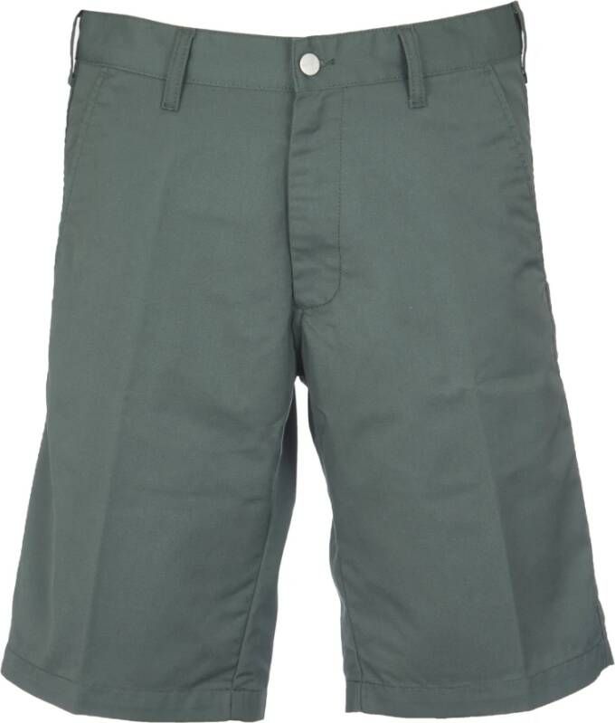 Carhartt WIP Stijlvolle Casual Shorts voor Mannen Gray Heren