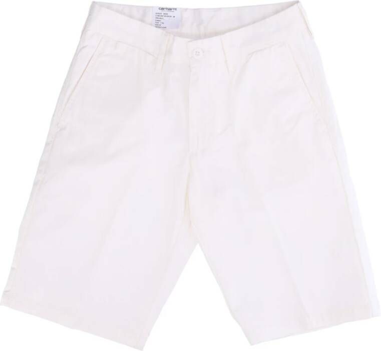 Carhartt WIP Casual Shorts White Heren