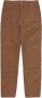 Carhartt WIP Bruine Logo Broek met Rits- en Knoopsluiting Brown Heren - Thumbnail 1