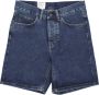 Carhartt WIP Denim Shorts Blauw Heren - Thumbnail 1